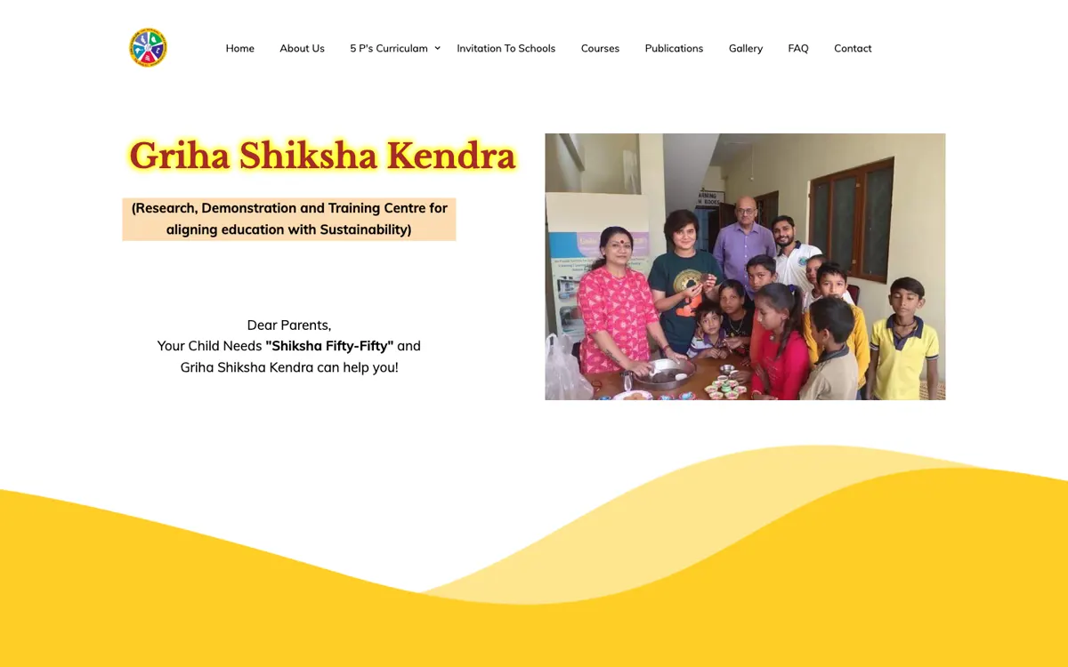 Griha Shiksha Kendra website