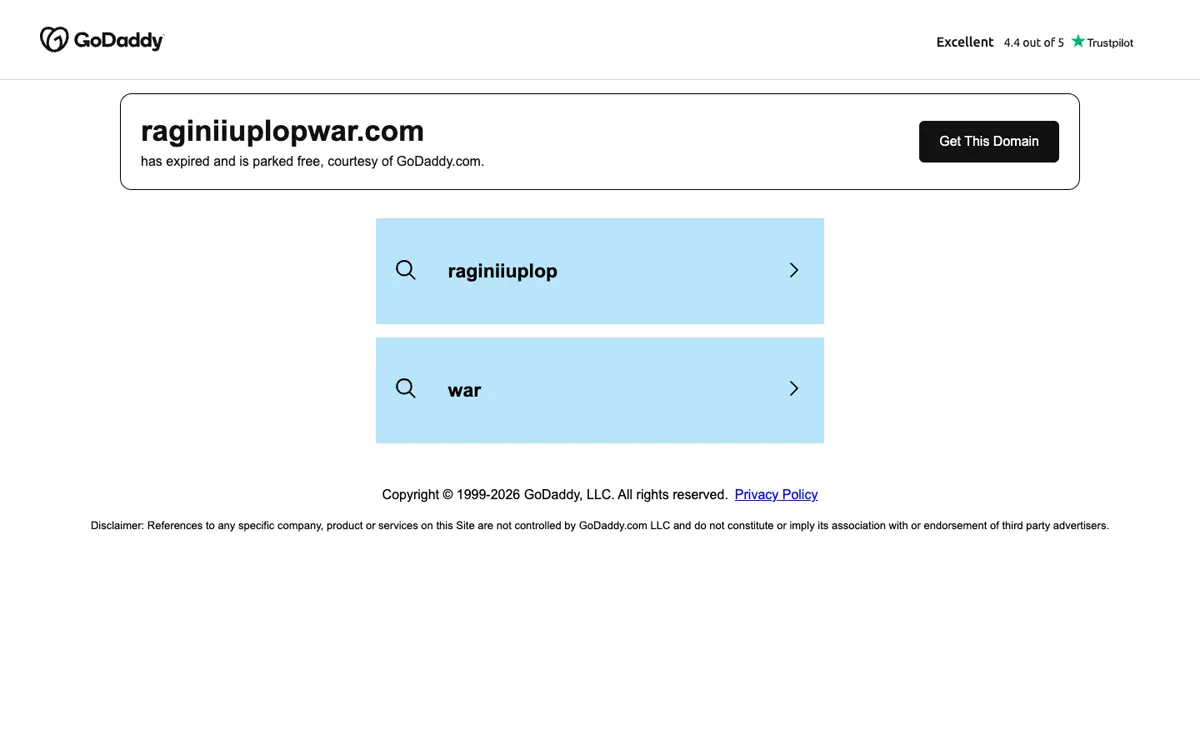 Raginii Uplopwar website