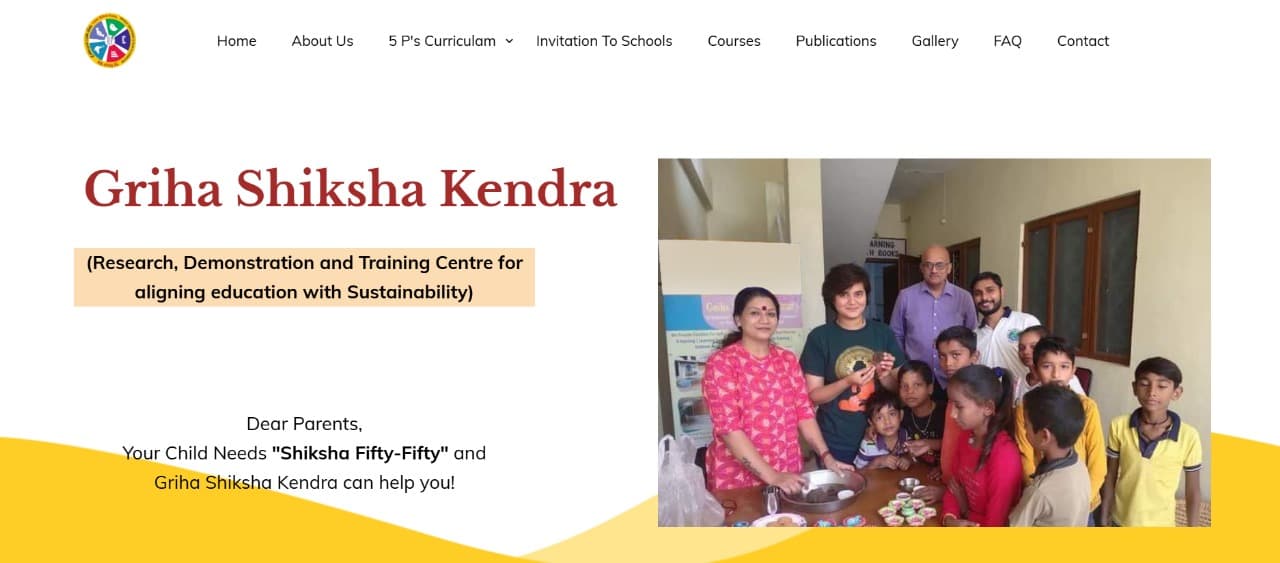 Griha Shiksha Kendra website